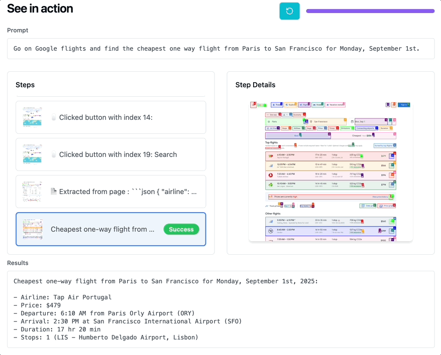 Human-like Web Navigation